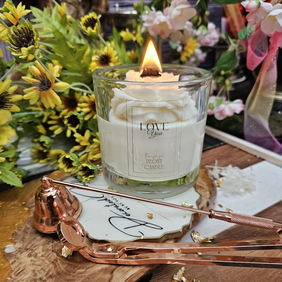 Peony Candle